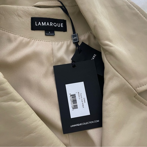 Lamarque Genuine Leather Trench - Picture 2 of 4